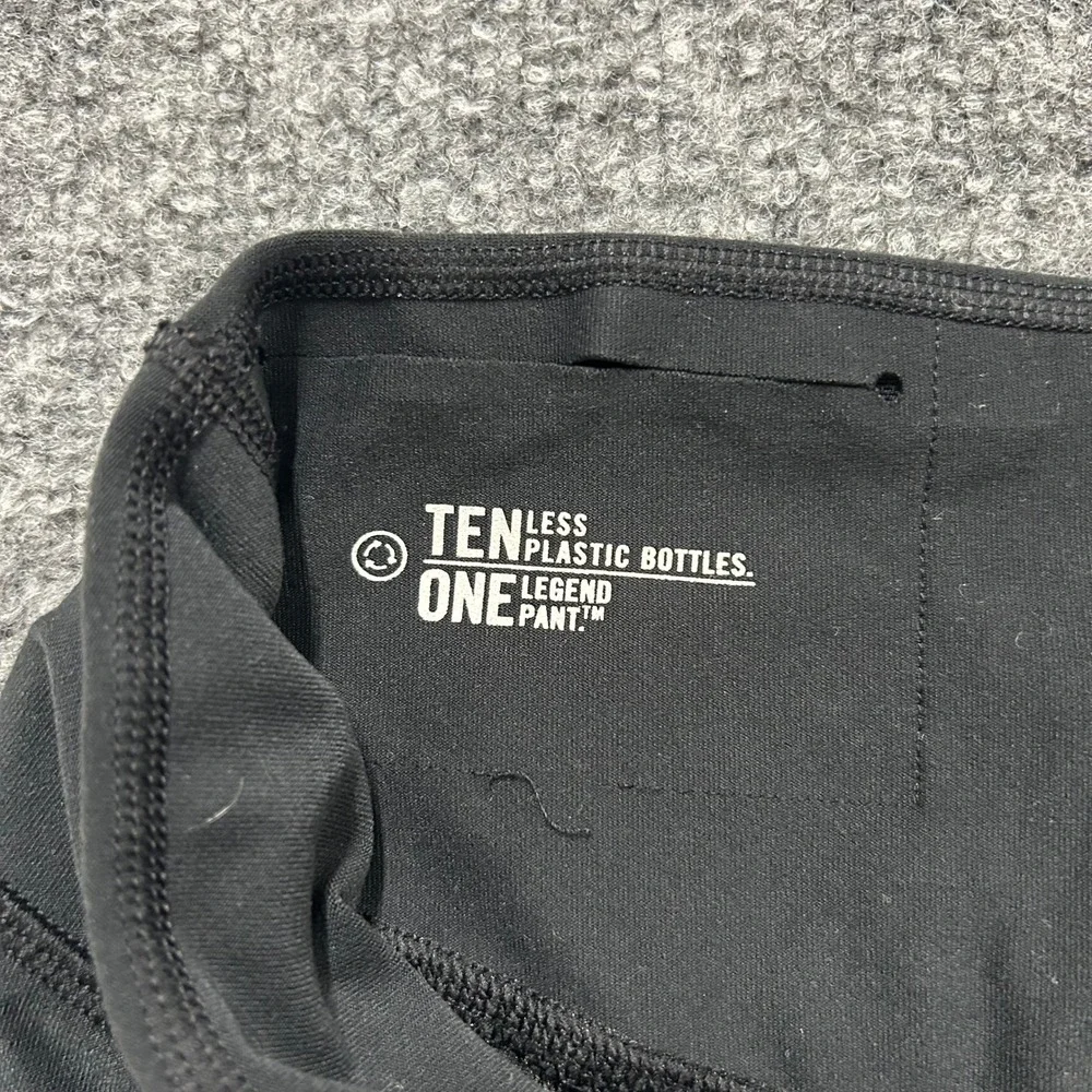Nike Leggings Womens Size L Black Dri-Fit Legend Crop Mesh Athletic Workout